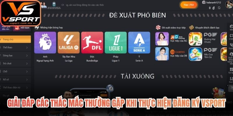 Giải đáp các thắc mắc thường gặp khi thực hiện đăng ký VSport