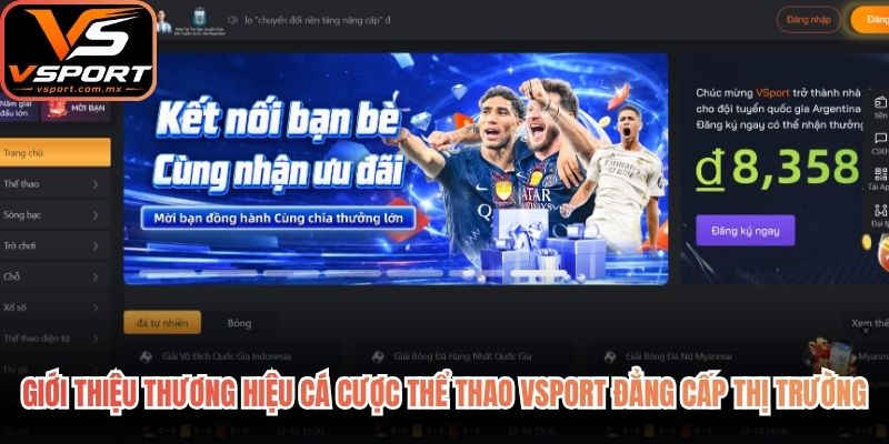 Giới thiệu thương hiệu cá cược thể thao VSport đẳng cấp thị trường