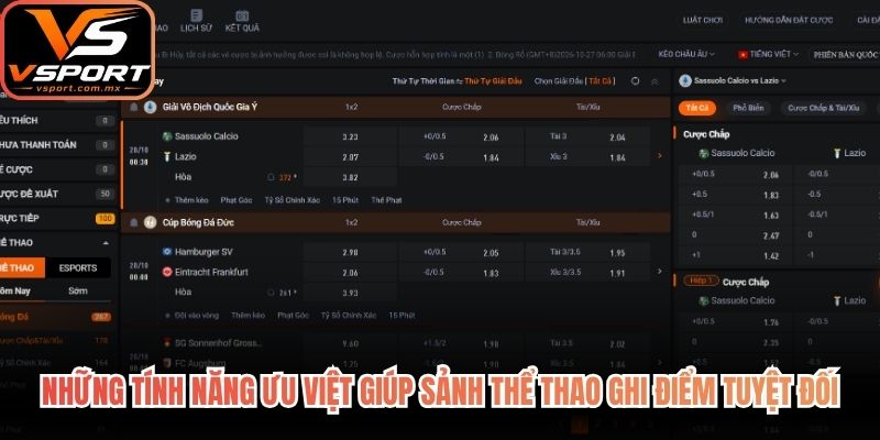 Những tính năng ưu việt giúp sảnh thể thao ghi điểm tuyệt đối 
